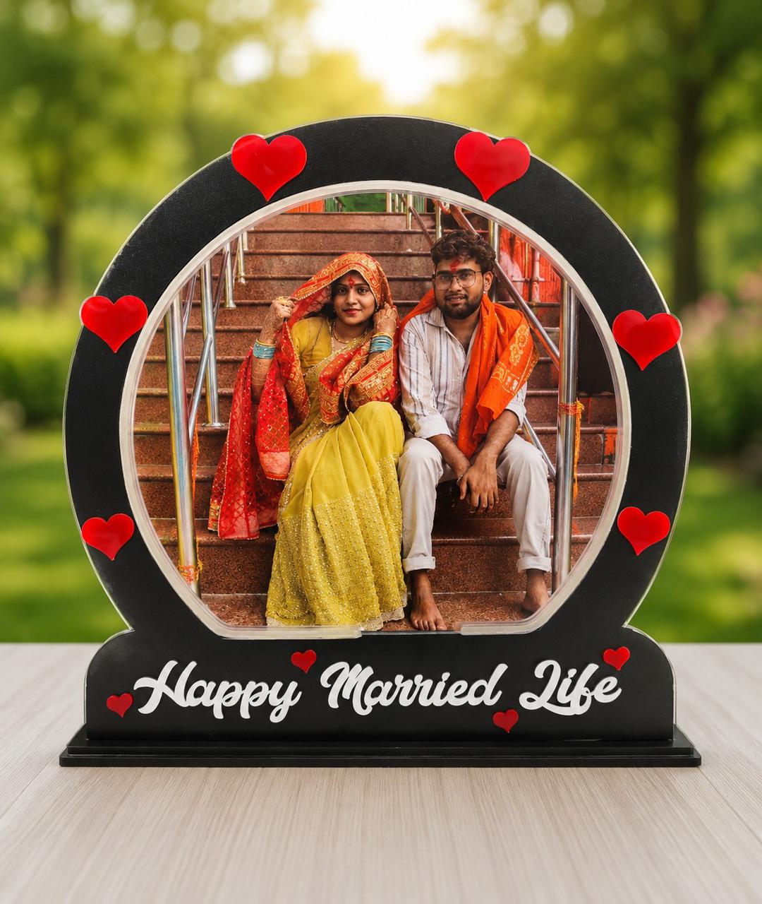 Happy Married Life Celebration Caricature